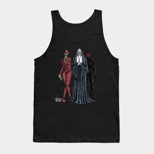 The Unholy Three Tank Top by The Art of Sammy Ruiz